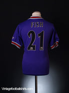 1997-98 Bolton Away Shirt Fish #21 S Football Shirt