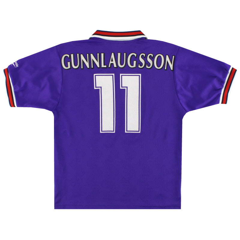 1997-98 Bolton Reebok Away Shirt Gunnlaugsson #11 S Football Shirt