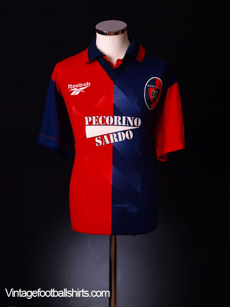 1997-98 Cagliari Home Shirt XL Football Shirt