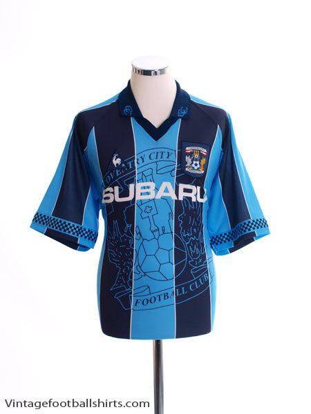 1997-98 Coventry Home Shirt L Football Shirt