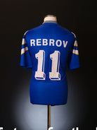 1997-98 Dynamo Kiev Away Shirt Rebrov #11 L Football Shirt