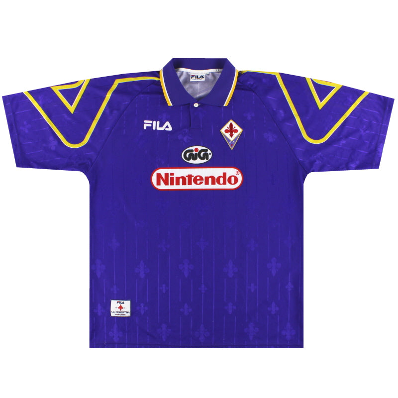 超希少 90s当時物 イタリア製 フィラ FILA 98-99 ユニフォーム 1997-98 Fiorentina Fila Home Shirt M | Vintage Football Shirts