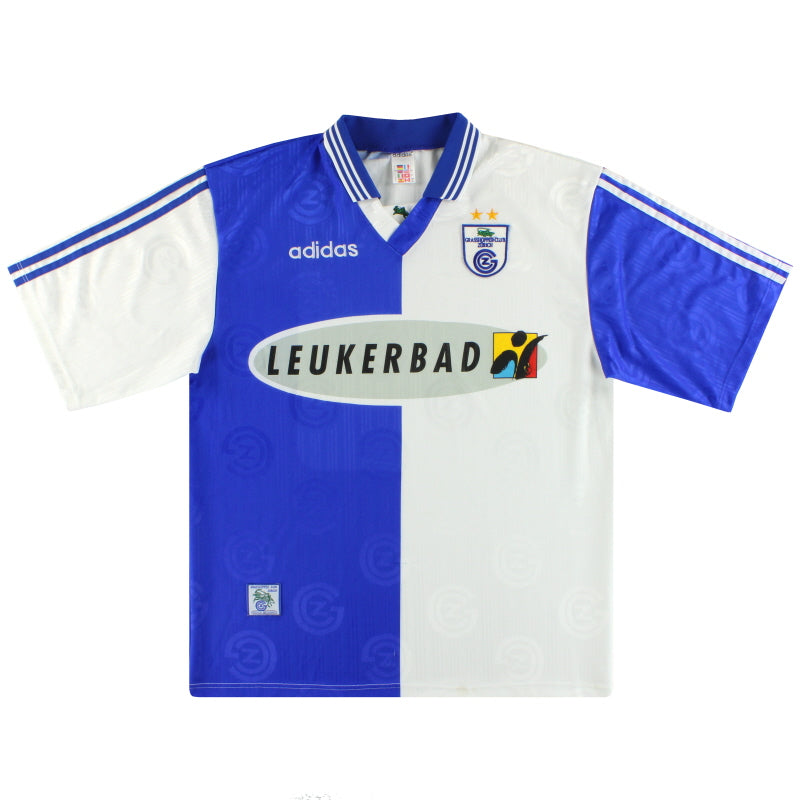 1997-98 Grasshoppers adidas Home Shirt L Football Shirt