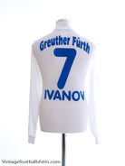 1997-98 Greuther Furth Away Shirt Ivanov #7 L/S XL Football Shirt