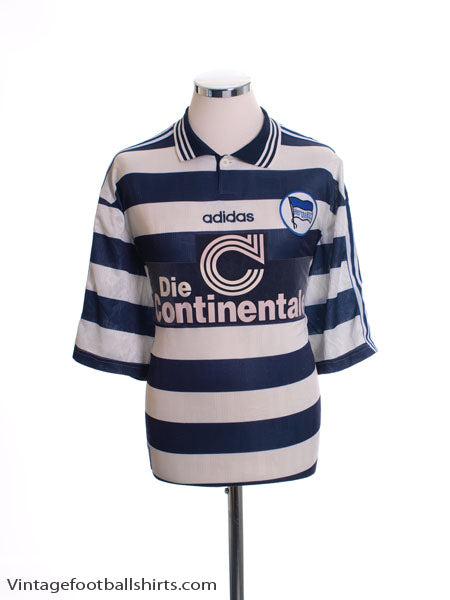 1997-98 Hertha Berlin Home Shirt L Football Shirt