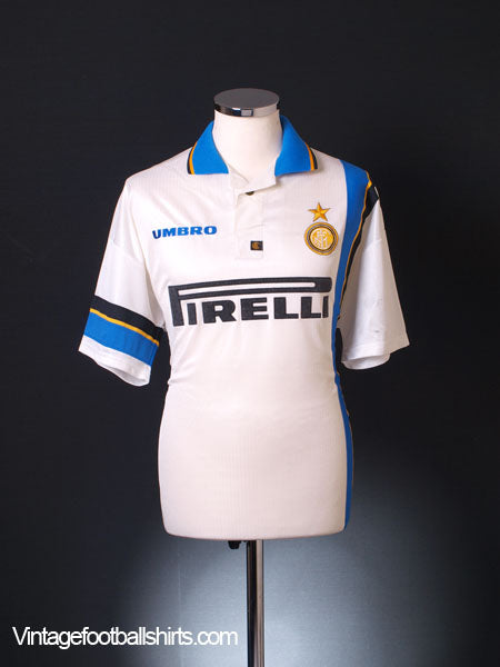 1997-98 Inter Milan Away Shirt L Football Shirt