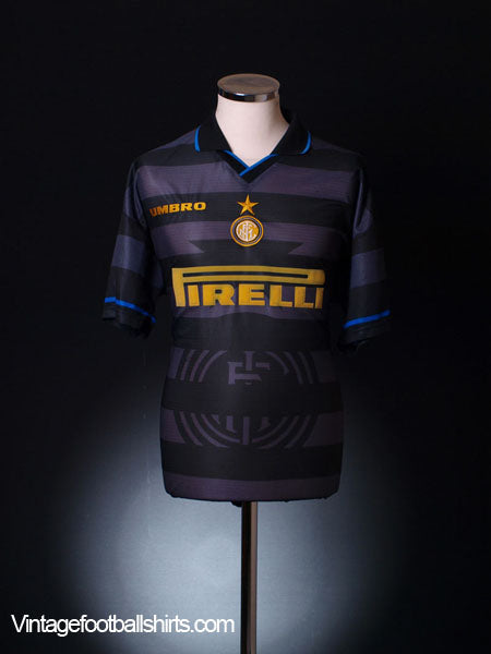 1997-98 Inter Milan Cup Shirt L Football Shirt