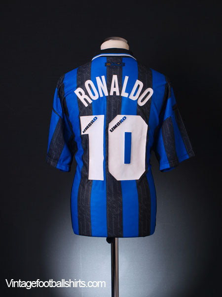 【正規品97-98 Umbro Inter Milan  Shirt】 1997-98 Umbro Inter Milan Home Shirt】 【公式通販】