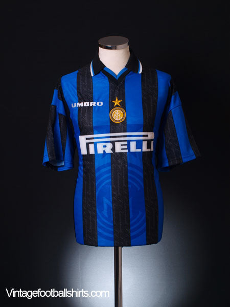 1997-98 Inter Milan Home Shirt Ronaldo #10 XL | Vintage Football