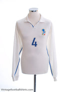 1997-98 Italy Player Issue Away Shirt #4 L/S L Football Shirt
