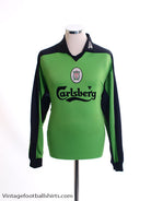 1997-98 Liverpool Goalkeeper Shirt L Football Shirt