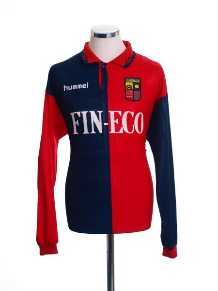 1997-98 Lumezzane Home Shirt L/S XL Football Shirt