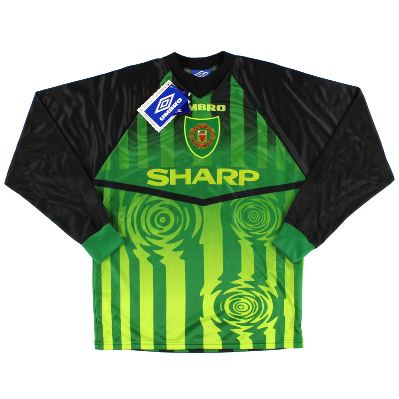 1997-98 Manchester United Umbro Goalkeeper Shirt *w/tags* M Football Shirt
