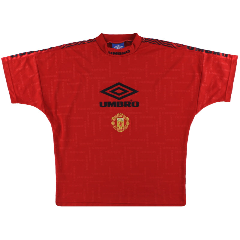 1997-98 Manchester United Umbro Training Shirt M Training Shirt