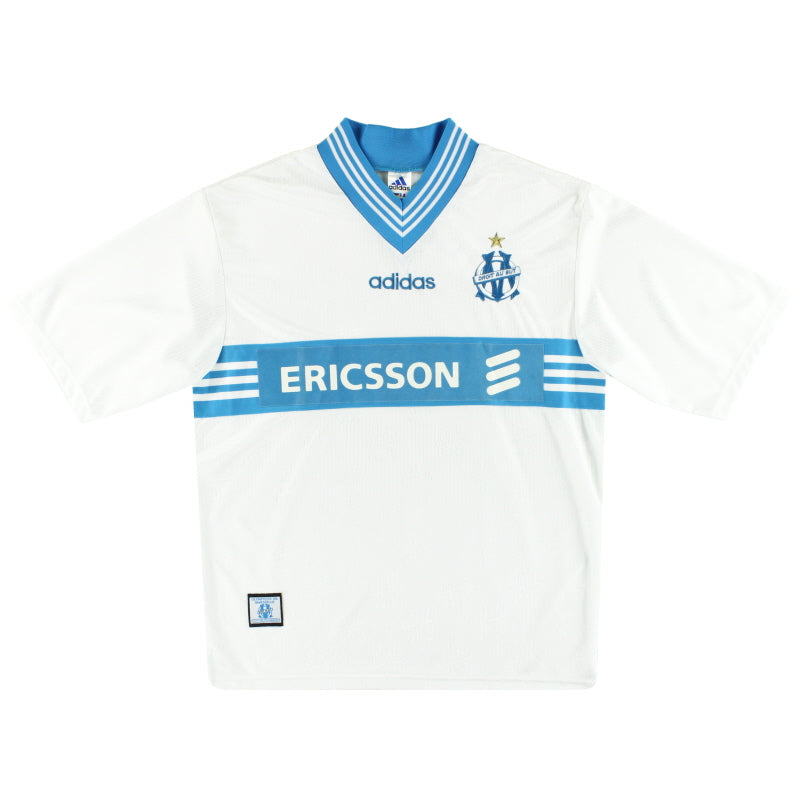 1997-98 Marseille adidas Home Shirt M Football Shirt