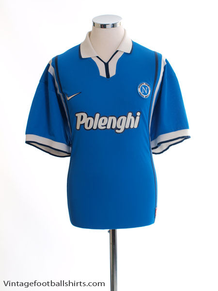 1997-98 Napoli Home Shirt XL | Vintage Football Shirts