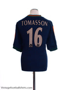 1997-98 Newcastle Away Shirt Tomasson #16 L Football Shirt