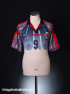 1997-98 Norway Away Shirt Flo #9 M Football Shirt