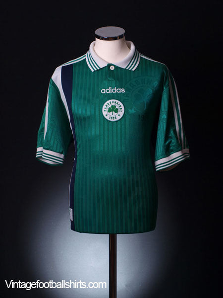 1997-98 Panathinaikos Home Shirt L Football Shirt