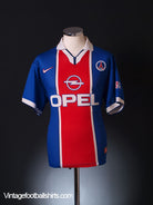 1997-98 Paris Saint-Germain Home Shirt *Mint* L Football Shirt