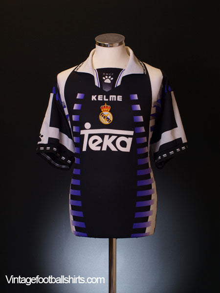 1997-98 Real Madrid Third Shirt XL Football Shirt