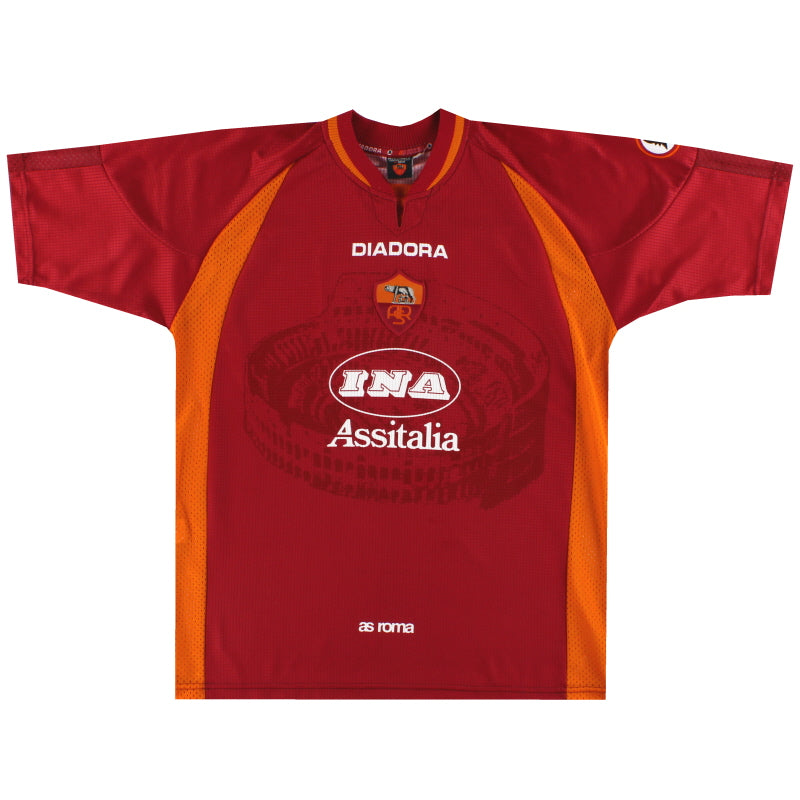 AS Rom 1997-98 Heim Trikot XL diadora