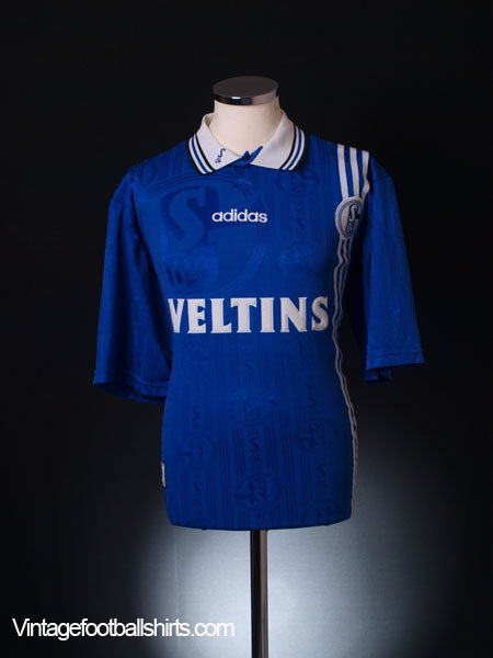 1997-98 Schalke Home Shirt XL Football Shirt