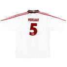 1997-98 Stuttgart Home Shirt Verlaat #5 XL Football Shirt