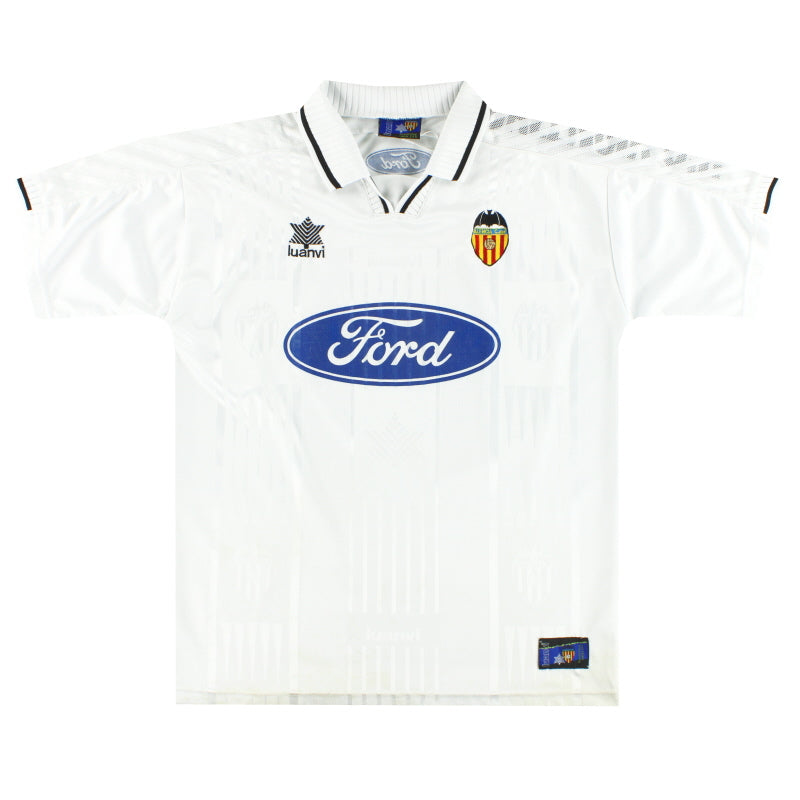 Maillot Valencia 1995-1996 - Numéro 14 JOSE IGNACIO, Taille XL, Occasion Bon état