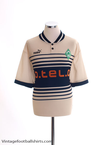 1997-98 Werder Bremen Away Shirt L Football Shirt