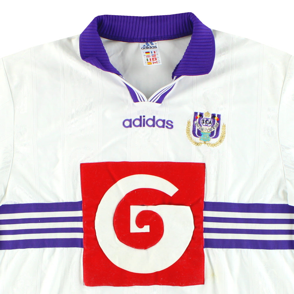 1997-98 Anderlecht adidas Home Shirt L | Vintage Football Shirts 1997-98 Anderlecht adidas Home Shirt L | Vintage Football Shirts
