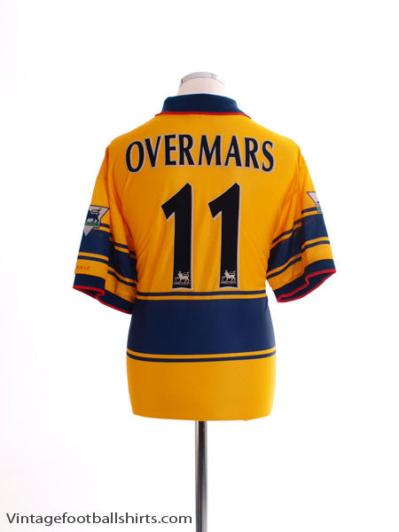1997-99 Arsenal Away Shirt Overmars #11 XL Football Shirt