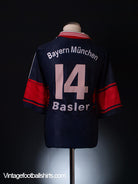 1997-99 Bayern Munich Home Shirt Basler #14 XL Football Shirt