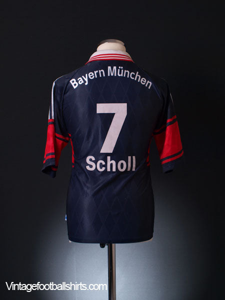 1997-99 Bayern Munich Home Shirt Scholl #7 S Football Shirt