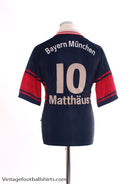 1997-99 Bayern Munich Home Shirt Matthaus #10 S Football Shirt