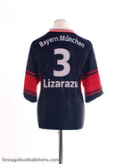 1997-99 Bayern Munich Home Shirt Lizarazu #3 L Football Shirt