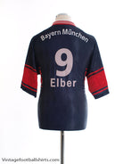 1997-99 Bayern Munich Home Shirt Elber #9 L Football Shirt