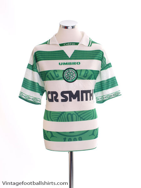 1997-99 Celtic Home Shirt L Football Shirt