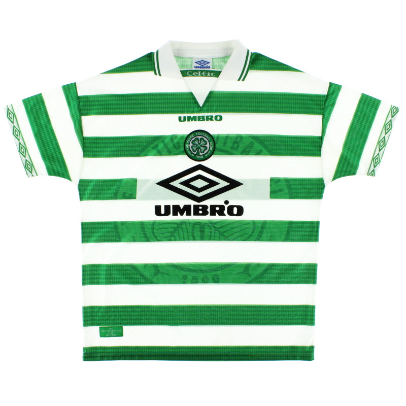 1997-99 Celtic Umbro Home Shirt *As New* M Football Shirt