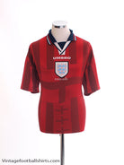 1997-99 England Away Shirt L Football Shirt