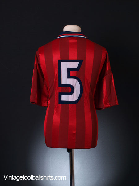 1997-99 England Match Issue Away Shirt #5 XL Football Shirt