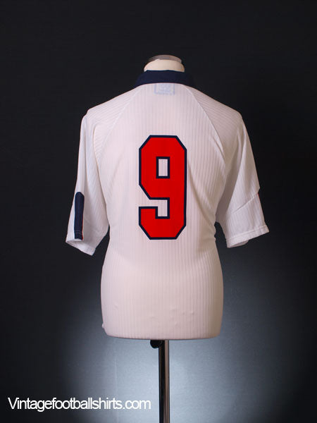 1997-99 England Match Issue Home Shirt #9 XL Football Shirt