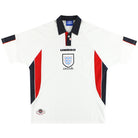1997-99 England Umbro Home Shirt L Football Shirt