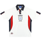 1997-99 England Umbro Signed Home Shirt L Football Shirt