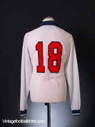 1997-99 England Youth Match Issue Home Shirt #18 L/S XL Football Shirt