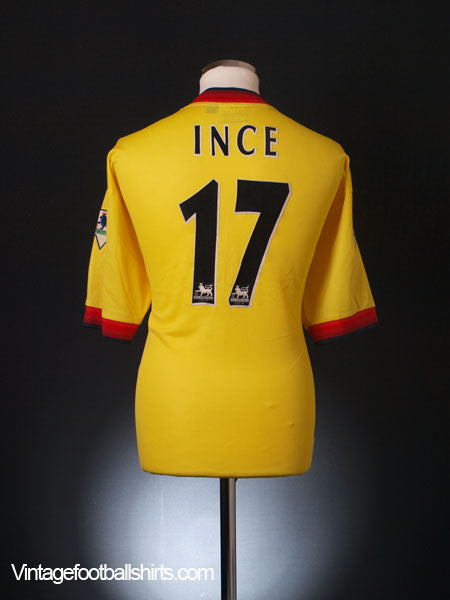 1997-99 Liverpool Away Shirt Ince #17 *Mint* L Football Shirt