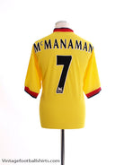1997-99 Liverpool Away Shirt McManaman #7 *Mint* L Football Shirt