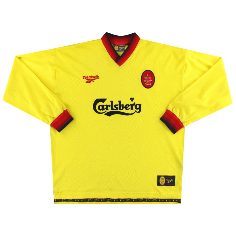 1997-99 Liverpool Reebok Away Shirt *Mint* L/S XL 972595 | Vintage