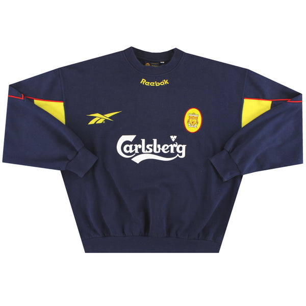 1997-99 Liverpool Reebok Sweatshirt M | Vintage Football Shirts