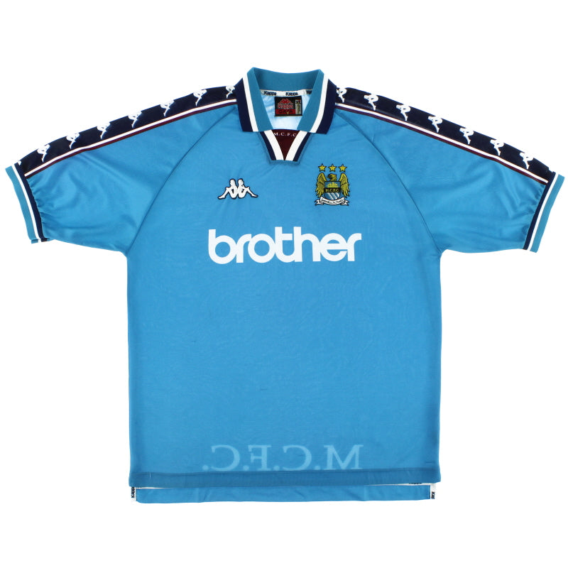 1997-99 Manchester City Home Shirt XL Football Shirt